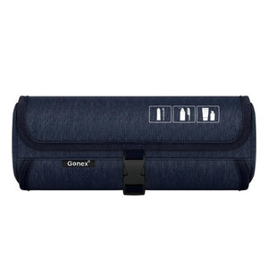 Open image in slideshow, Gonex Cylinder Travel Toiletry Bag, Hanging Cosmetic Organizer
