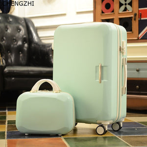 Open image in slideshow, CHENGZHI 20&quot;22&quot;24&quot;26inch Women Travel Luggage Set
