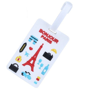 Open image in slideshow, Fashion Map Suitcase Luggage Tag
