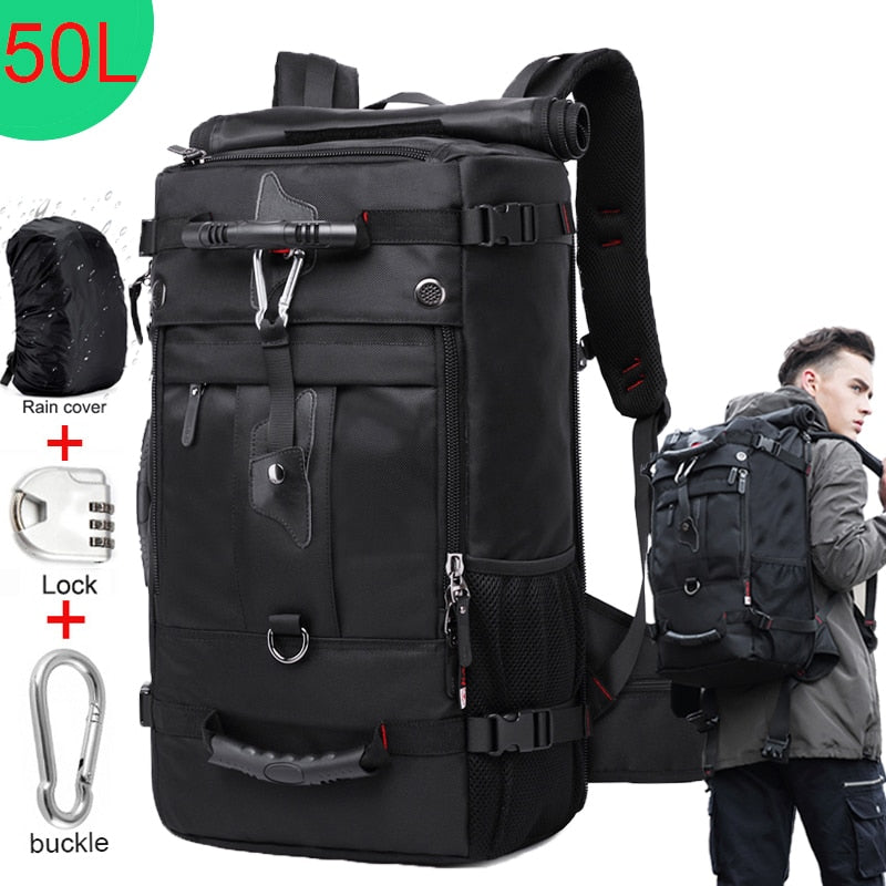 50L Waterproof Durable Travel Backpack