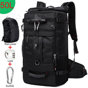 Open image in slideshow, 50L Waterproof Durable Travel Backpack
