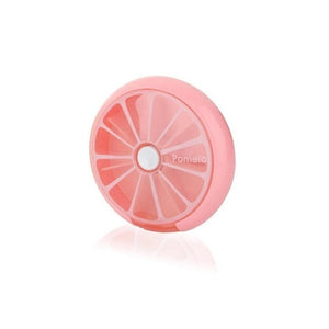 Open image in slideshow, Portable Round Shape Small Medicine Pill Box Portable 7 Days Weekly Travel
