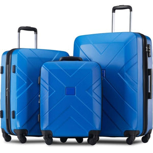 Open image in slideshow, 3 Piece Hardside Expanable Luggage Sets &amp; TSA Lock
