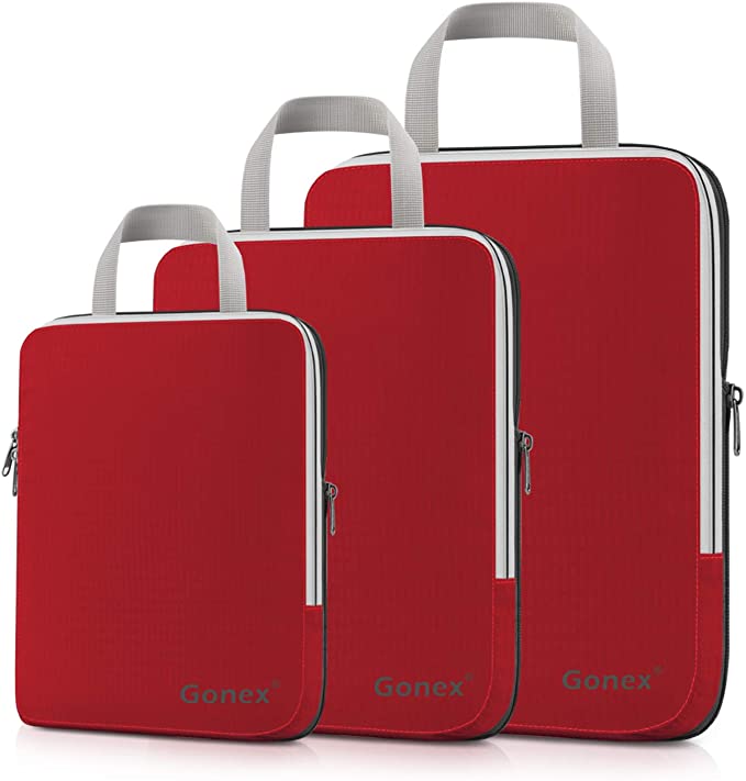 Gonex 3pcs/set Travel Storage Bag Suitcase Organizer