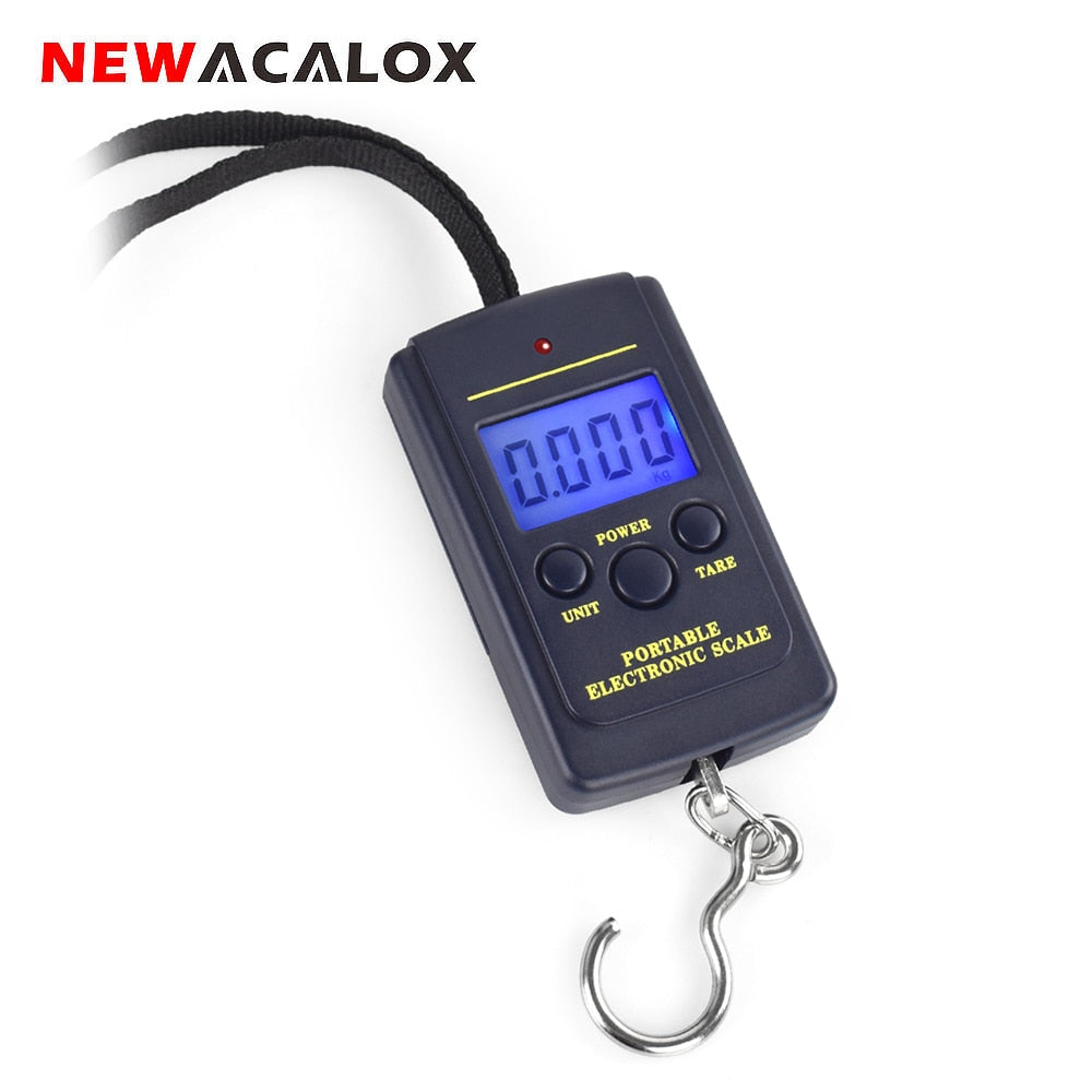 NEWACALOX 40kg/88lb Mini Portable Digital Scale