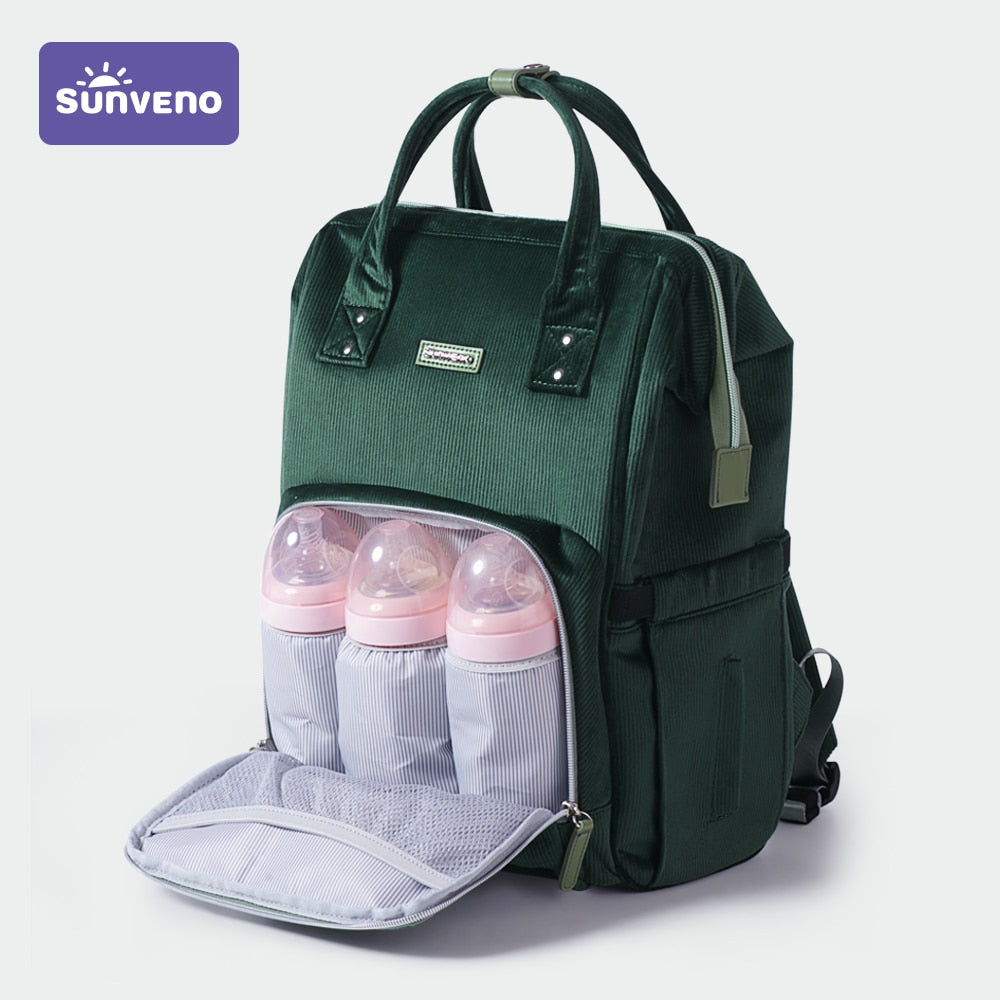 Sunveno Baby Diaper Bag Backpack Mommy Travel Bag